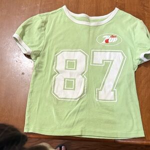 Kids Green Graphic T-Shirt